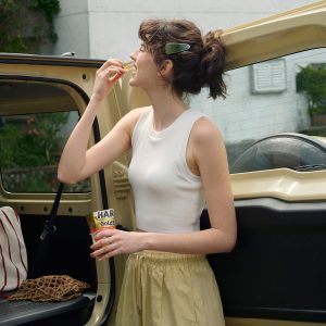 針織削肩素色BRA TOP「設計初稿」